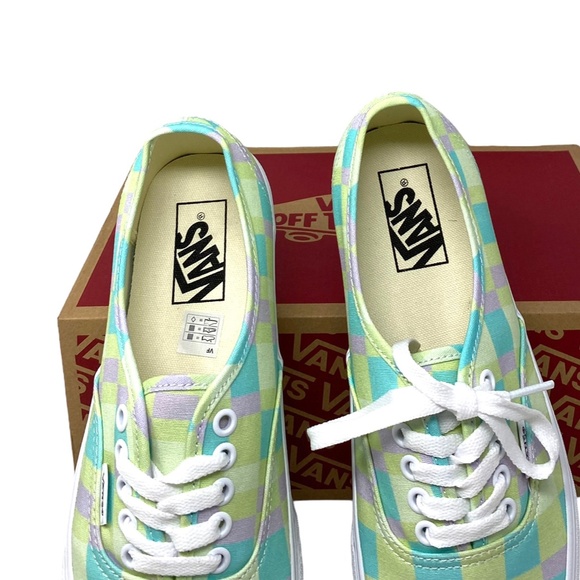 VANS Authentic Platform Shoes Pastel Picnic Canvas Multi Women Size VN0A5KXXPP5 - Picture 7 of 12